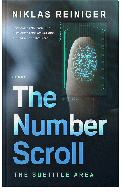 Front view of Premade Business Book Cover - Timber Green