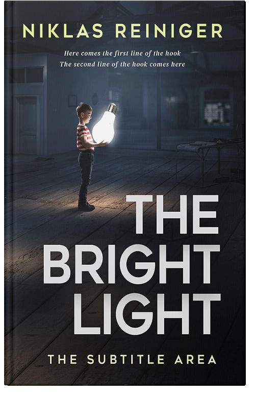 Front view of Premade Children's Book Cover - Mirage