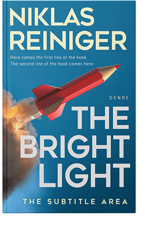 Pre Made Book Cover Blue Chill