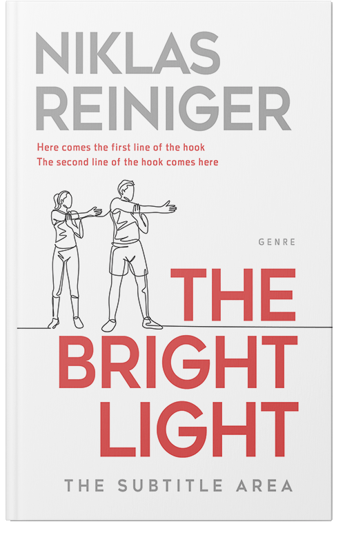 Front view of Premade Health & Dieting & Fitness Book Cover - Silver