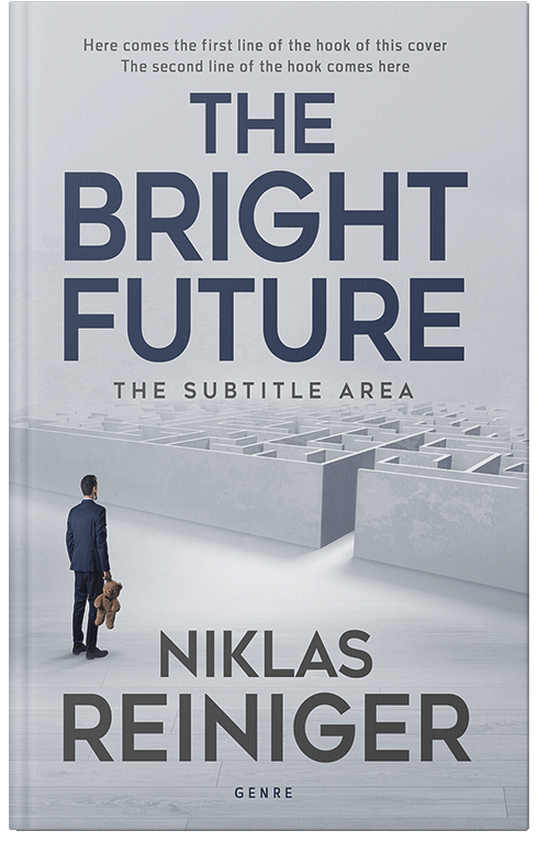 Front view of Premade Business Book Cover - Mischka