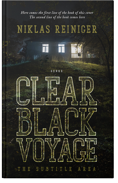 Front view of Premade Horror Book Cover - Rangoon Green