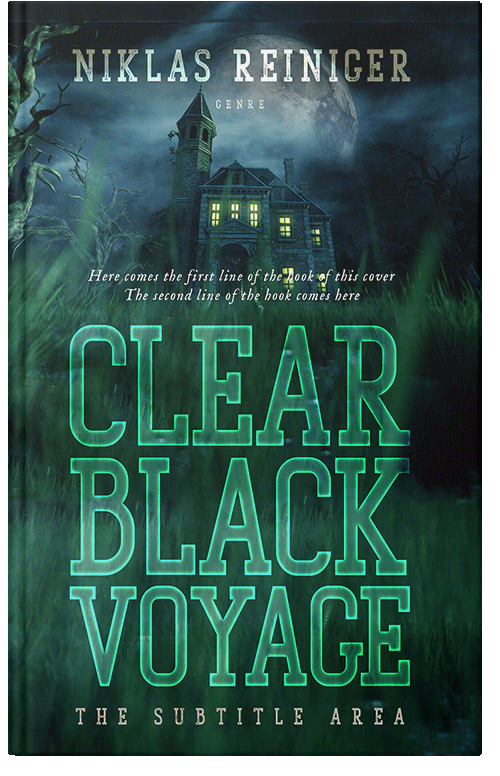 Front view of Premade Horror Book Cover - Firefly