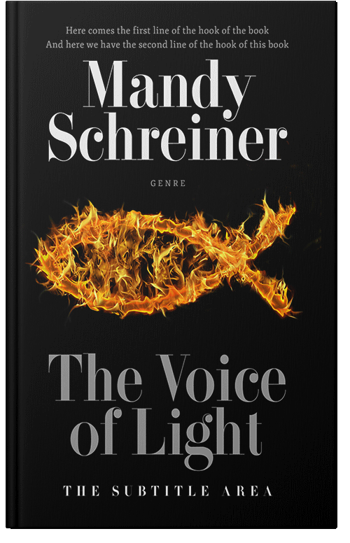 Front view of Premade Religion & Spirituality Book Cover - Night Rider