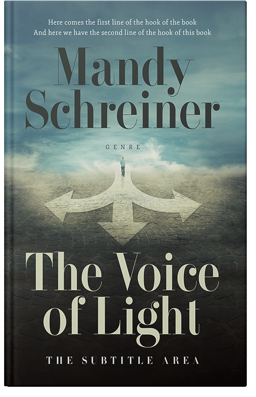 Front view of Premade Self-Improvement & Self-Help Book Cover - Outer Space