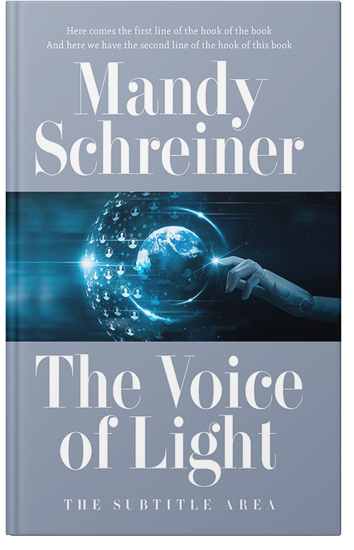 Front view of Premade Science Fiction Book Cover - Gull Gray