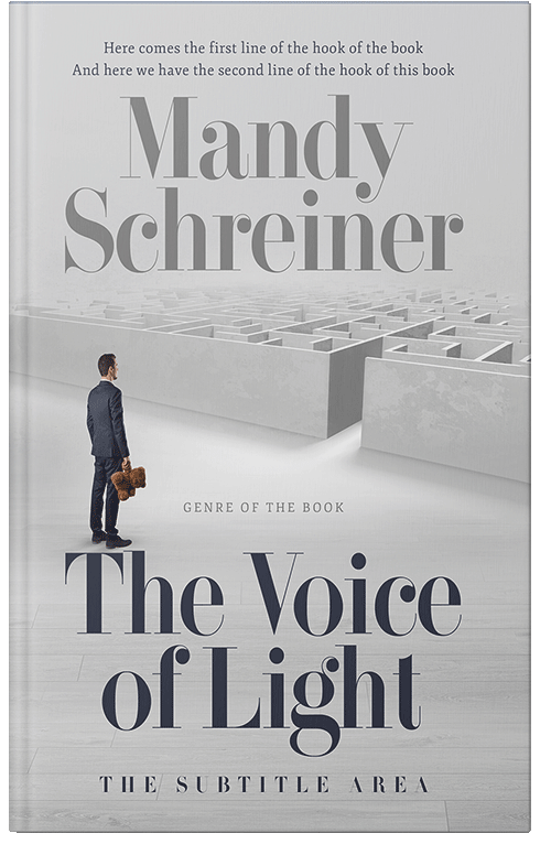 Front view of Premade Self-Improvement & Self-Help Book Cover - Iron