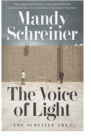 Pre Made Book Cover Natural Gray