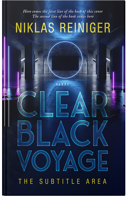 Front view of Premade Science Fiction Book Cover - Black Pearl