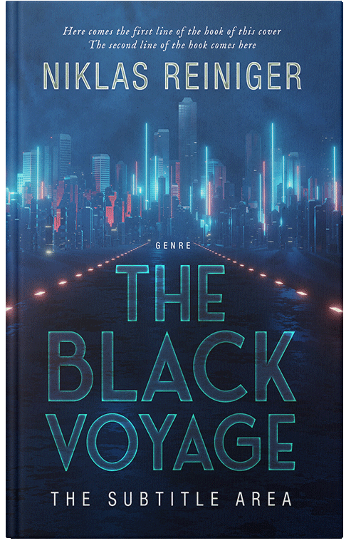Front view of Premade Science Fiction Book Cover - Biscay