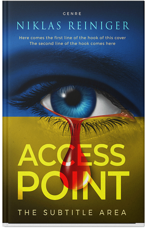 Front view of Premade Apocalyptica Book Cover - Pizza