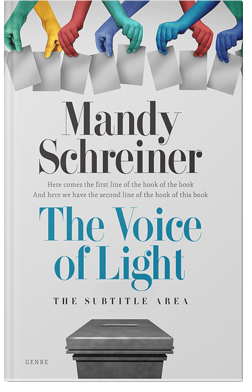 Front view of Premade Politics & Law & Society Book Cover - Black Haze