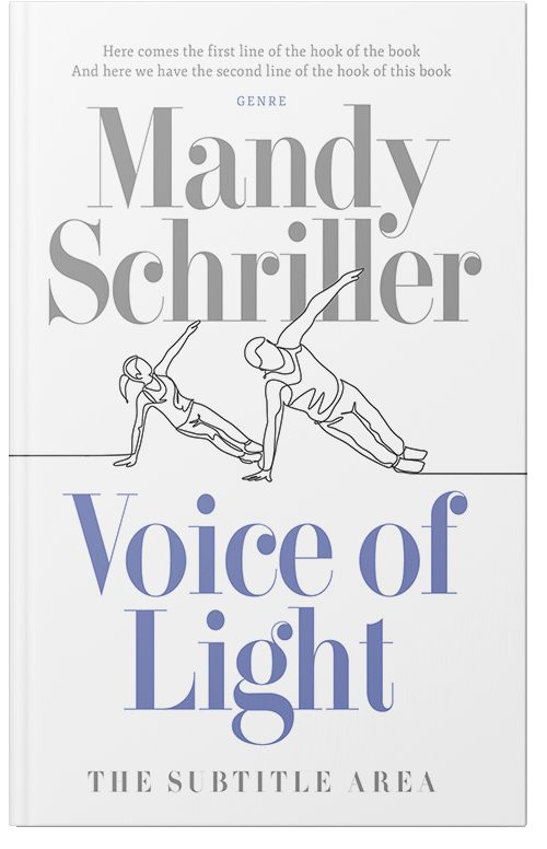 Front view of Premade Health & Dieting & Fitness Book Cover - Santas Gray