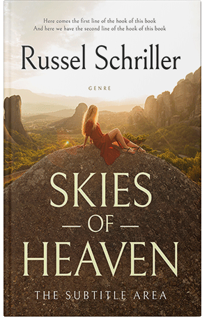 Premade Book Cover Metallic Bronze