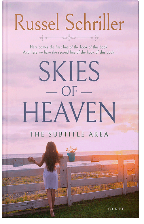 Front view of Premade Romance Book Cover - We Peep