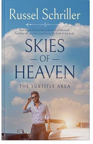 Premade Book Cover Silver