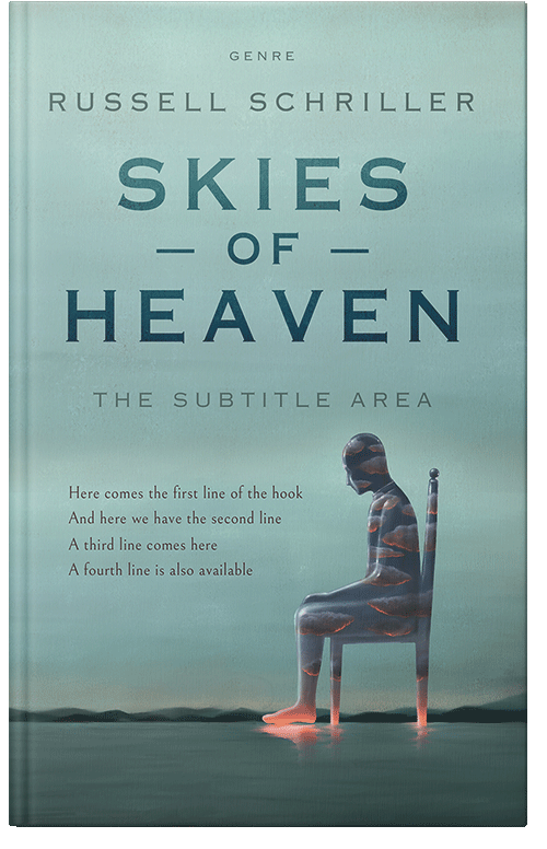 Front view of Premade Surreal Book Cover - Summer Green