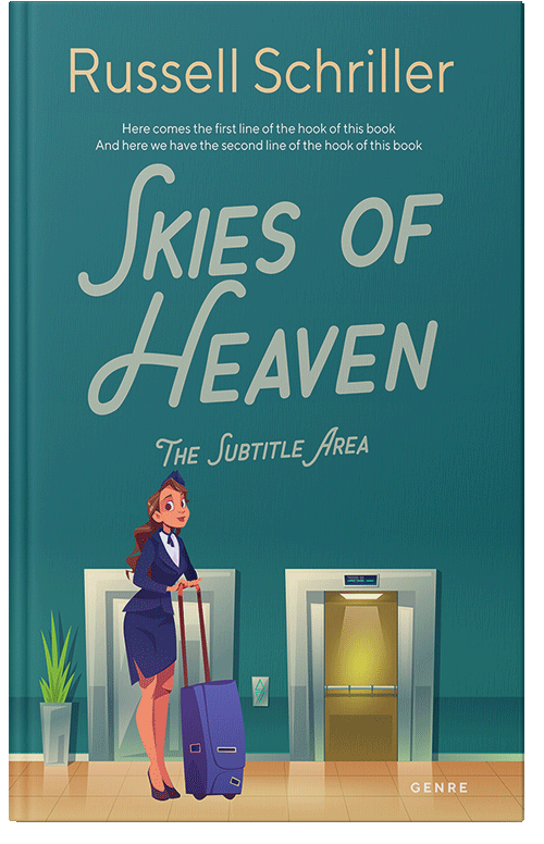 Front view of Premade Chick Lit Book Cover - Genoa