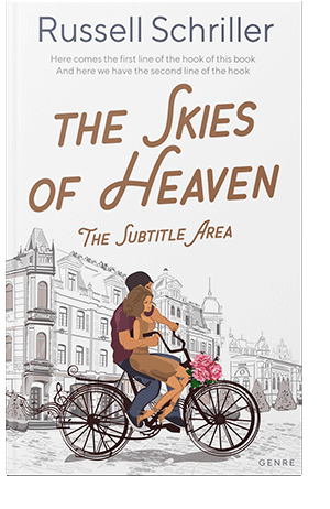 Pre Made Book Cover Swirl