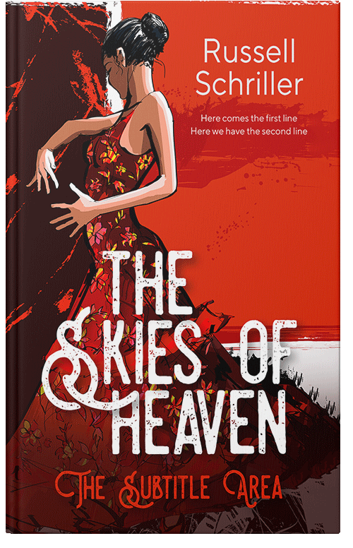 Front view of Premade Romance Book Cover - Wood Bark