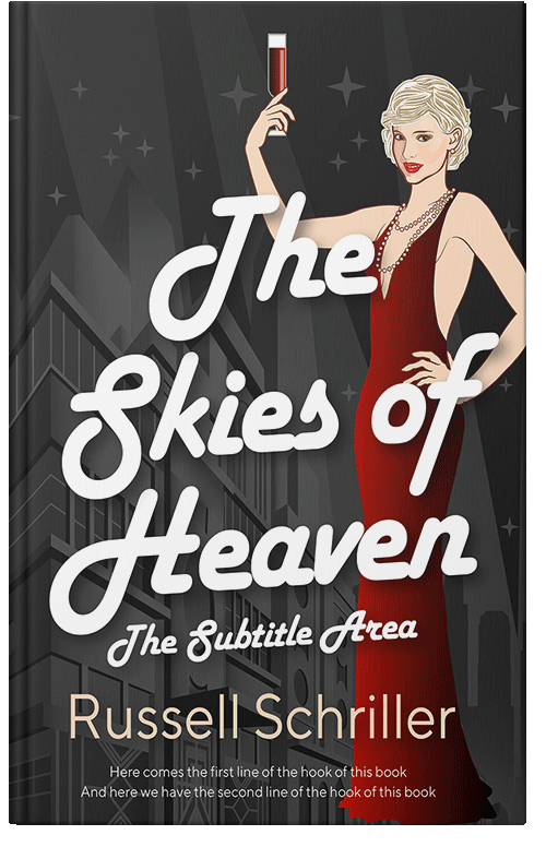 Front view of Premade Chick Lit Book Cover - Dune