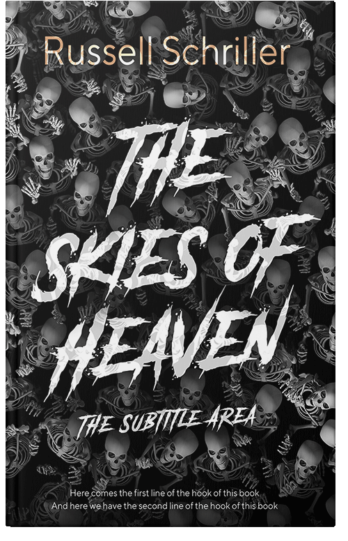 Front view of Premade Horror Book Cover - Cod Gray