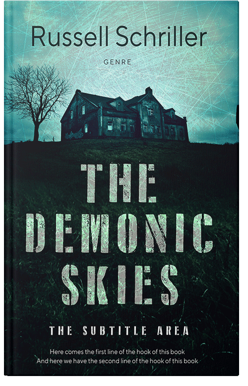 Front view of Premade Horror Book Cover - Firefly