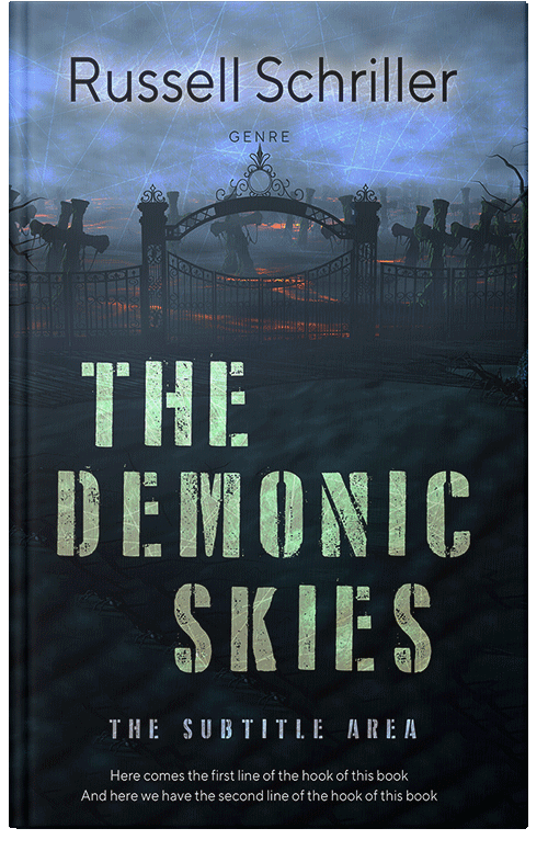 Front view of Premade Fantasy Book Cover - Aztec