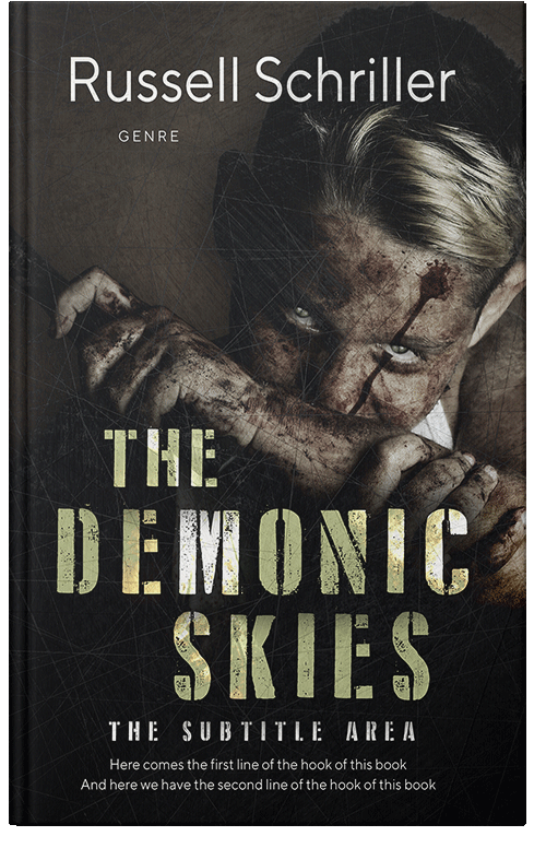 Front view of Premade Horror Book Cover - Cod Gray