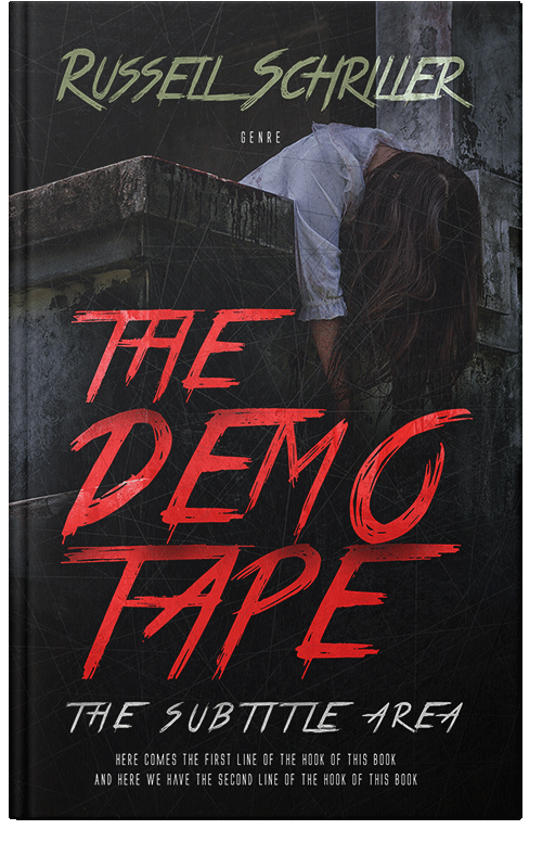 Front view of Premade Horror Book Cover - Woodsmoke