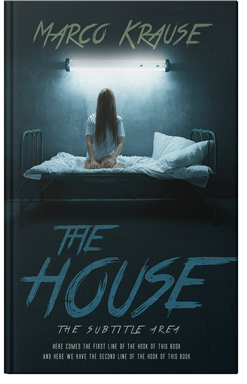 Front view of Premade Horror Book Cover - Firefly