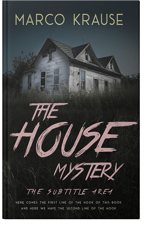 Front view of Premade Horror Book Cover - Woodsmoke