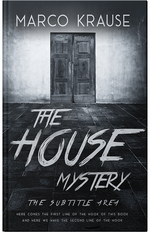 Front view of Premade Horror Book Cover - Ghost