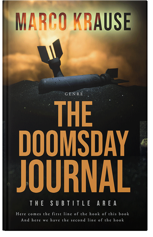 Front view of Premade Apocalyptica Book Cover - Di Serria