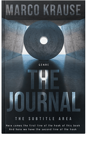 Pre Made Book Cover Ebony Clay