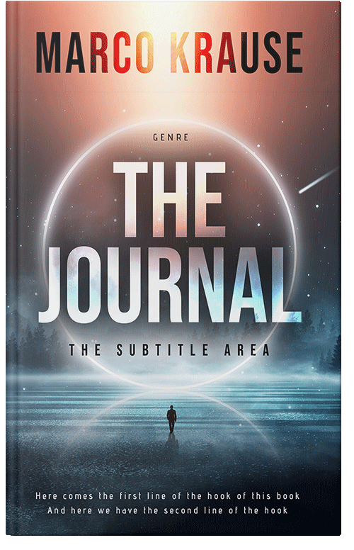 Front view of Premade Fantasy Book Cover - Silk