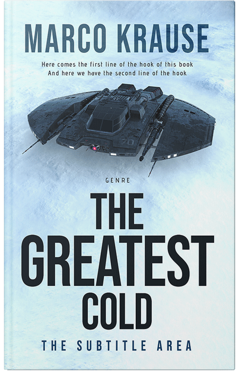 Front view of Pickled Bluewood #25095 - Premade Science Fiction Book Cover