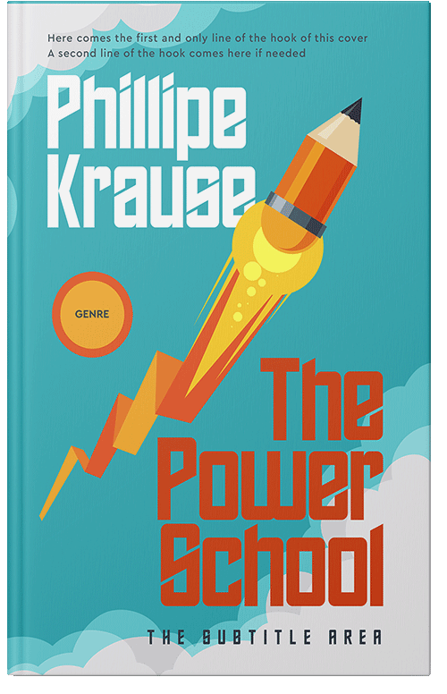 Front view of Premade Education Book Cover - Di Serria
