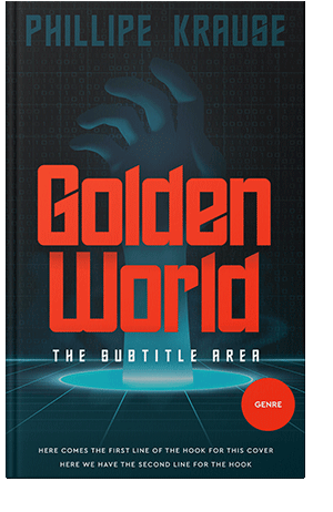 Pre Made Book Cover Pomegranate