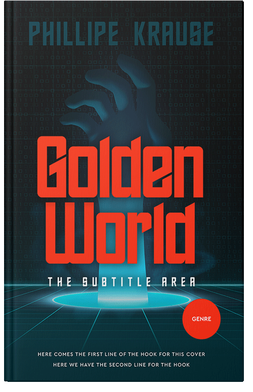 Front view of Premade Science Fiction Book Cover - Pomegranate