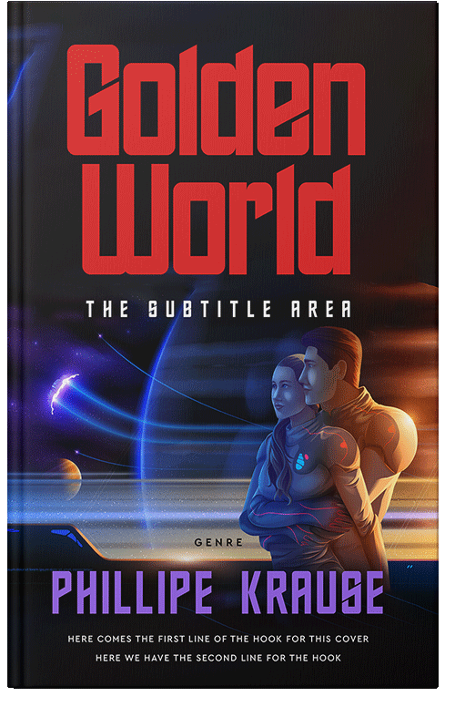 Front view of Premade Science Fiction Book Cover - Cinder