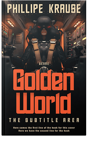 Pre Made Book Cover Burnt Sienna