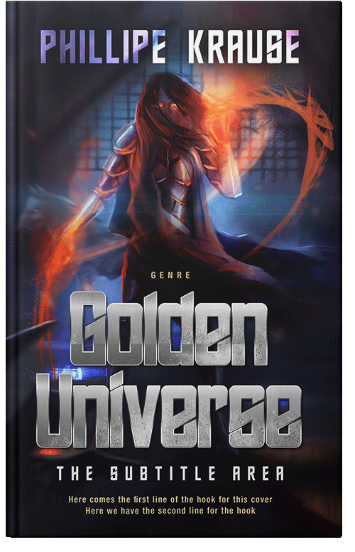 Front view of Premade Fantasy Book Cover - Quicksand