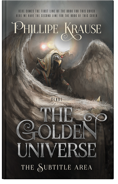 Front view of Premade Science Fiction Book Cover - Dune