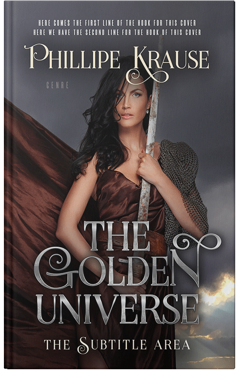 Front view of Premade Fantasy Book Cover - Thunder