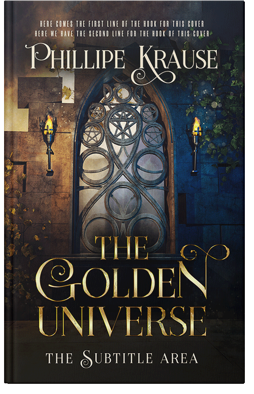 Front view of Premade Fantasy Book Cover - Woodsmoke