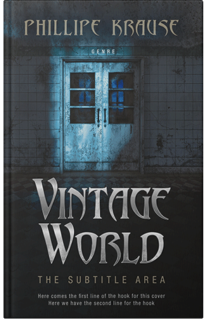 Premade Book Cover Shark