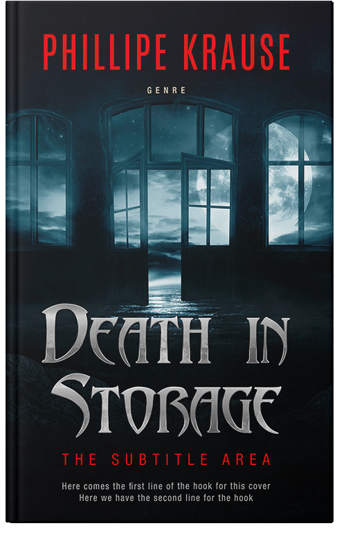 Front view of Premade Horror Book Cover - Thatch