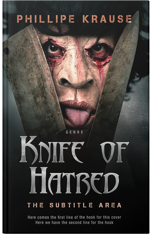 Front view of Premade Mystery & Thriller & Suspense Book Cover - Quicksand