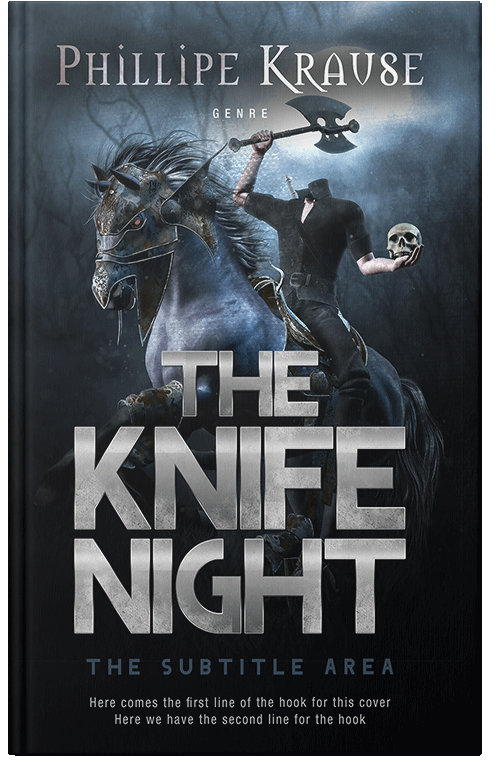 Front view of Silver Sand #25167 - Premade Fantasy Book Cover